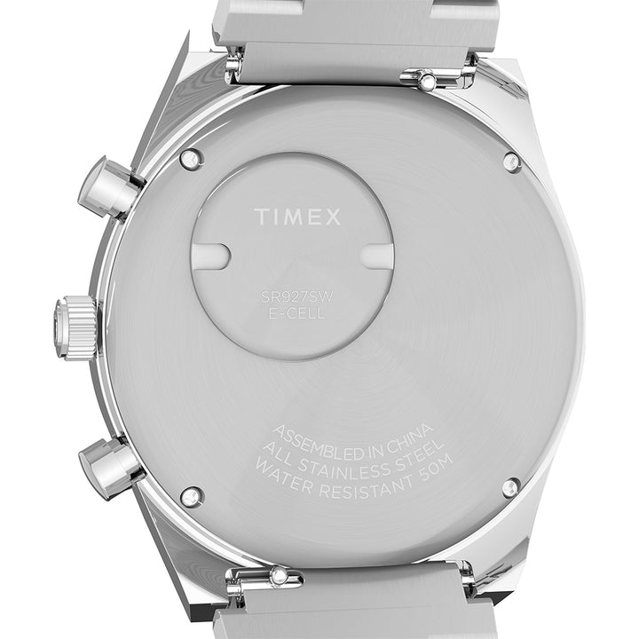 Q Timex Falcon Eye Chronograph 40mm Stainless Steel Band