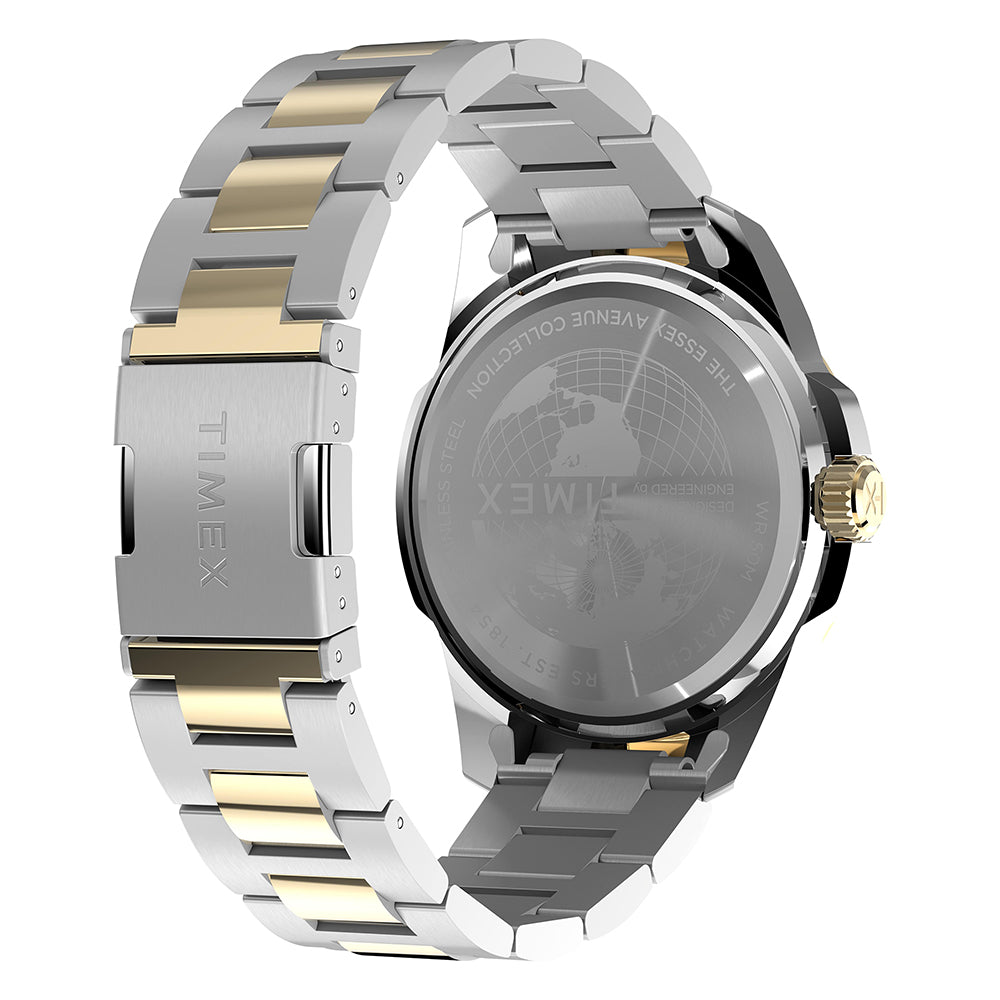 Essex Avenue Day-Date 45mm Stainless Steel Band
