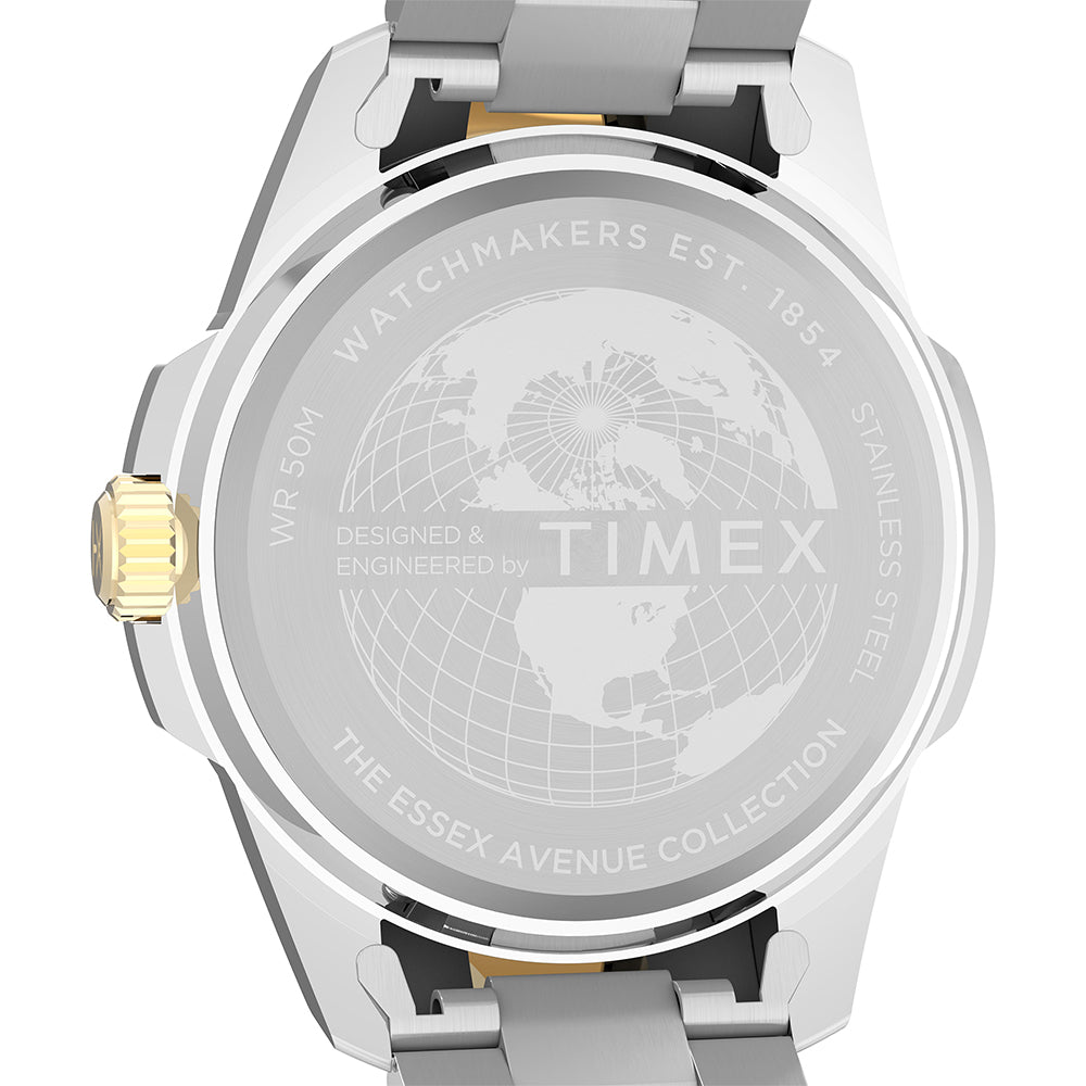 Essex Avenue Day-Date 45mm Stainless Steel Band