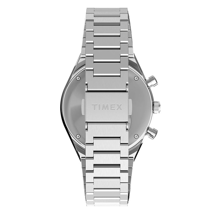 Q Timex Chronograph 40mm Stainless Steel Band