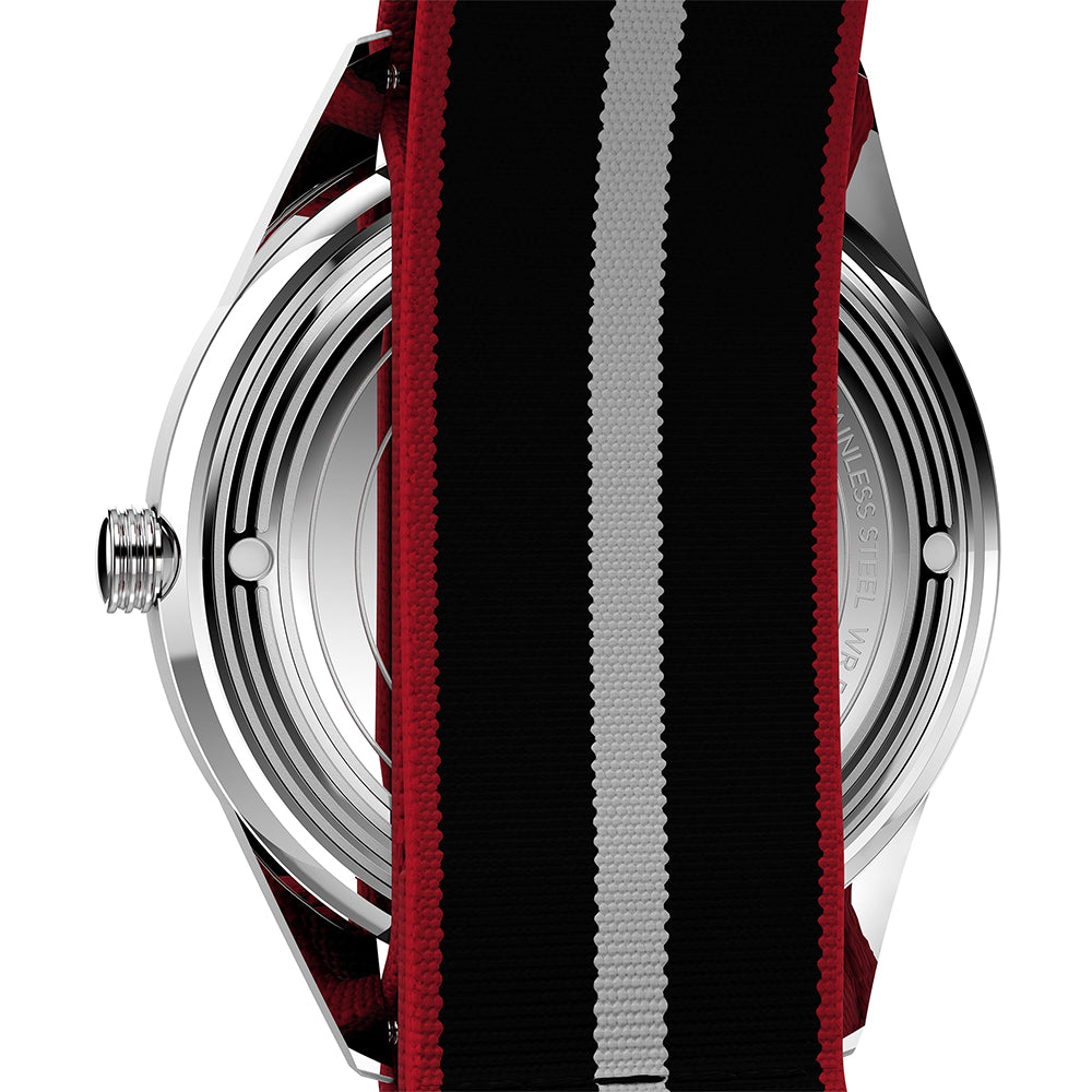 Marlin Jet Quartz Day-Date 38mm Fabric Band