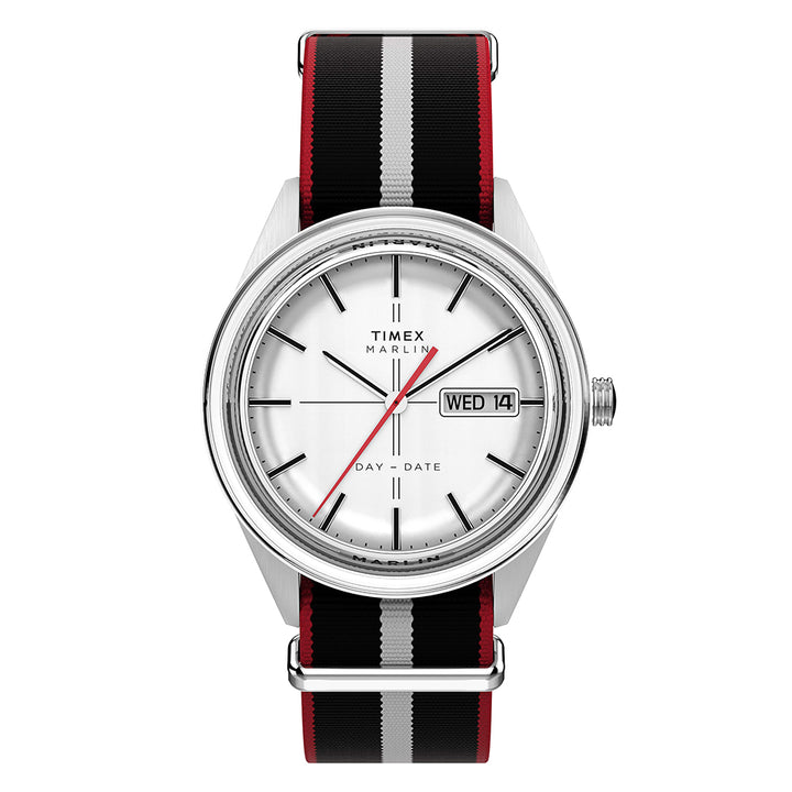 Marlin Jet Quartz Day-Date 38mm Fabric Band