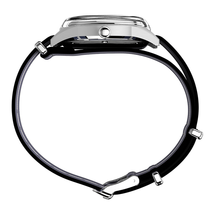 Marlin Jet Quartz Day-Date 38mm Fabric Band