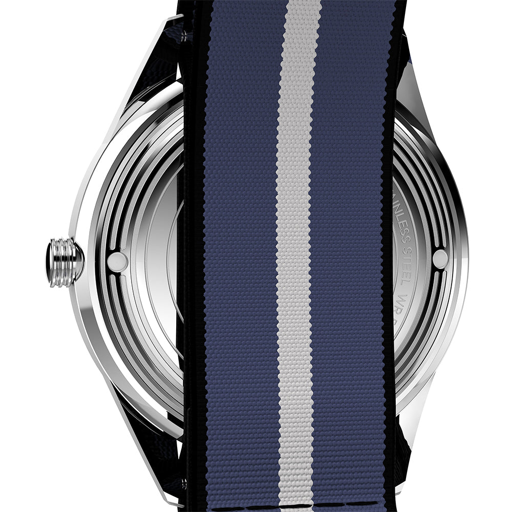 Marlin Jet Quartz Day-Date 38mm Fabric Band