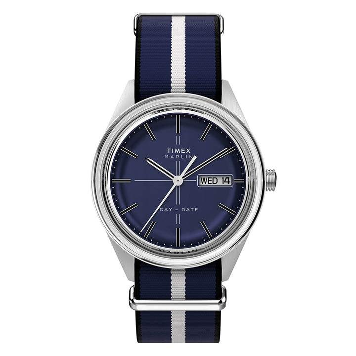Marlin Jet Quartz Day-Date 38mm Fabric Band