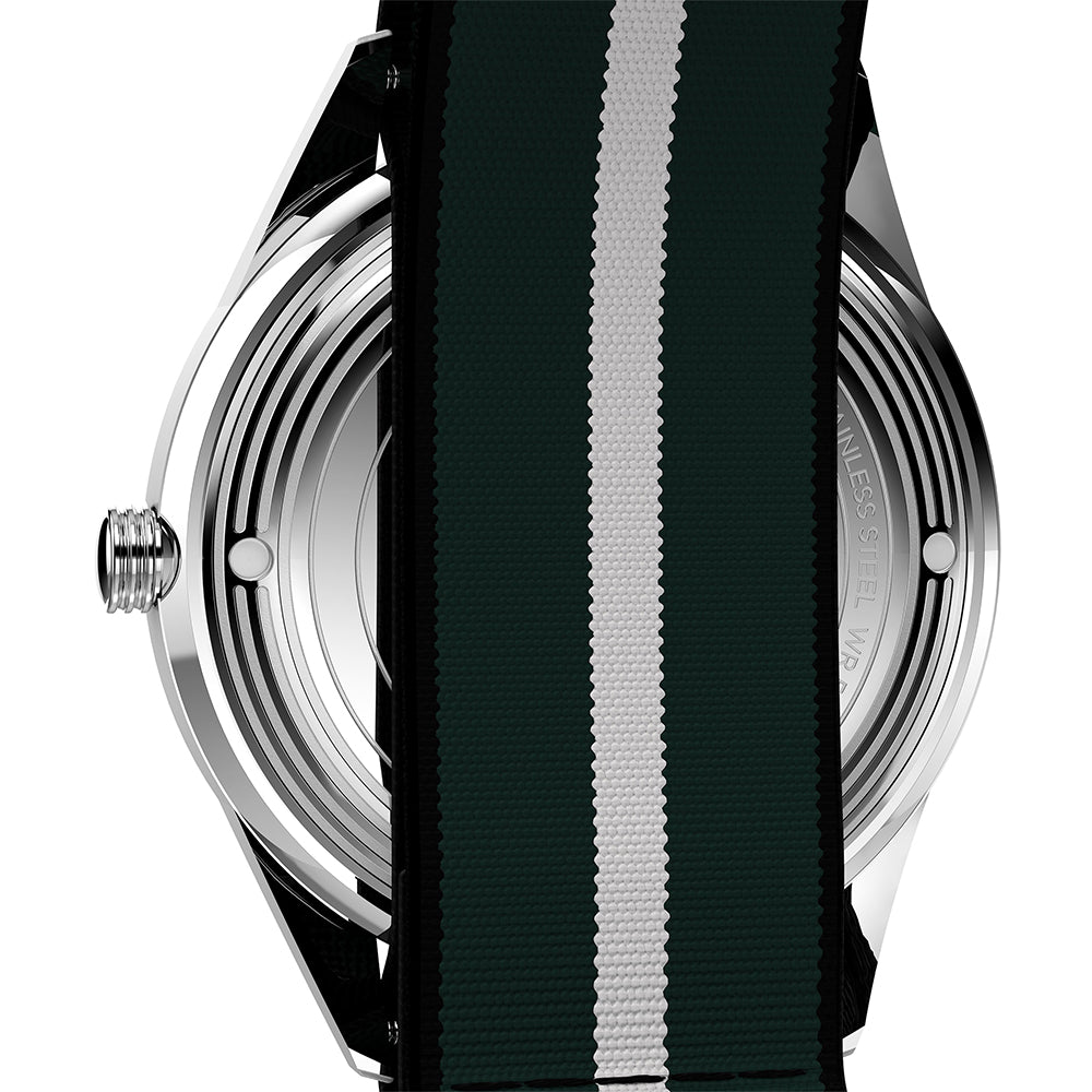 Marlin Jet Quartz Day-Date 38mm Fabric Band