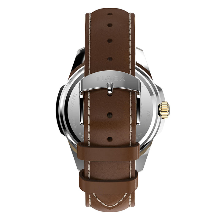Essex Avenue Day-Date 45mm Leather Band