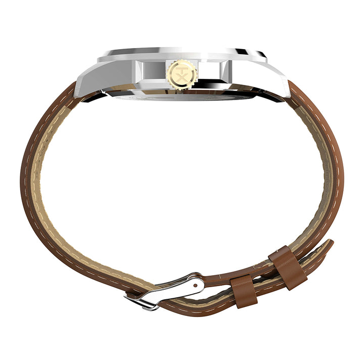 Essex Avenue Day-Date 45mm Leather Band