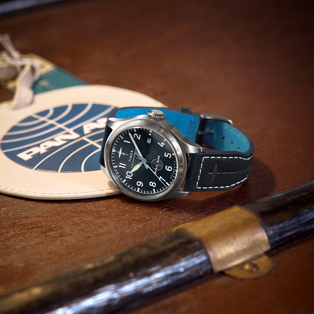 Waterbury Ace Pan Am Automatic 41mm Leather Band
