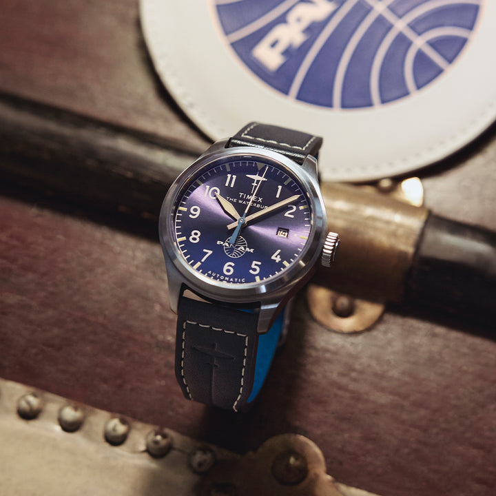 Waterbury Ace Pan Am Automatic 41mm Leather Band