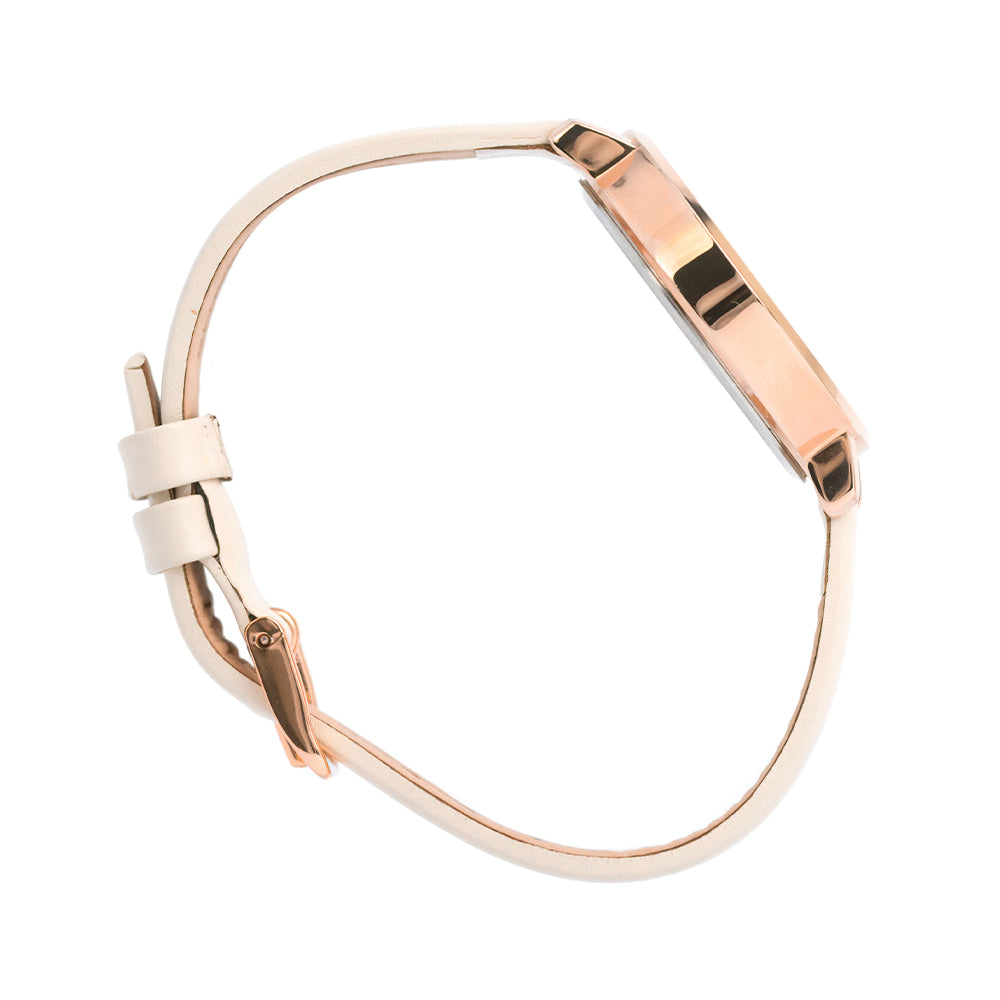 Amity 3-Hand 34mm Leather Band