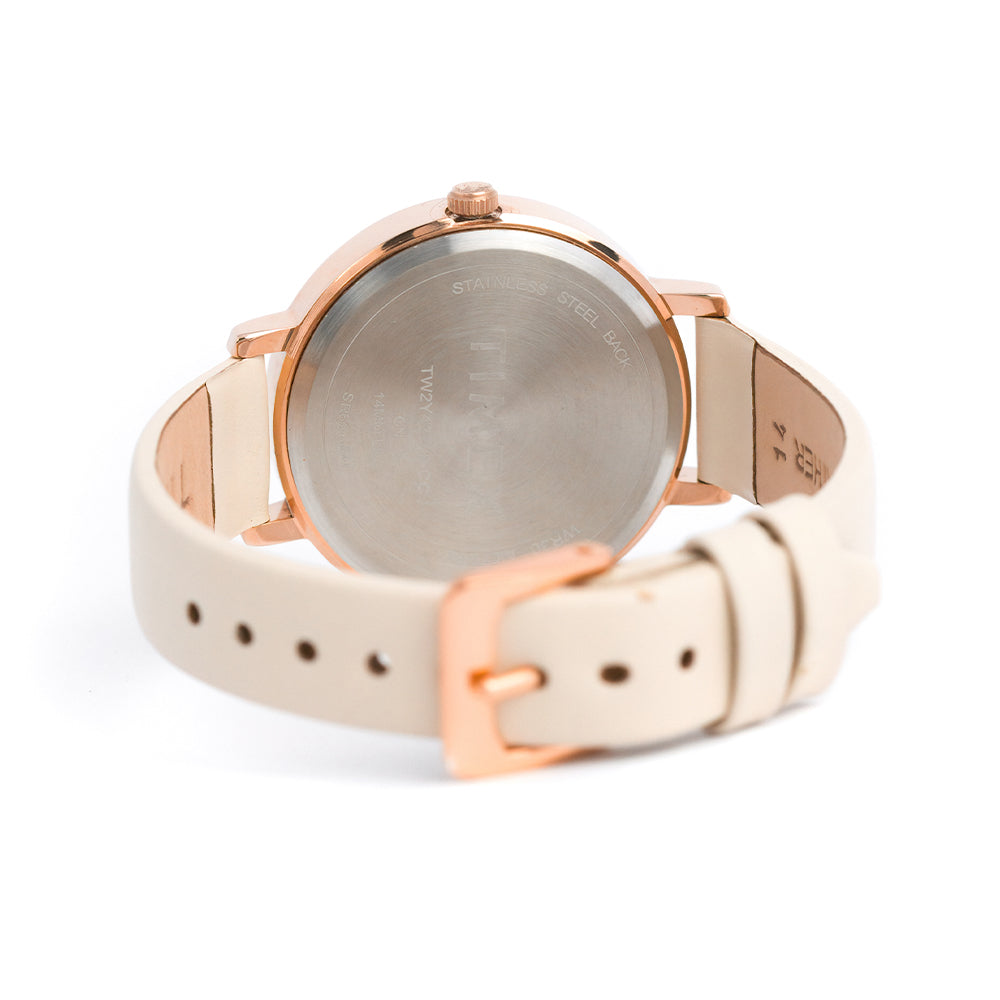 Amity 3-Hand 34mm Leather Band