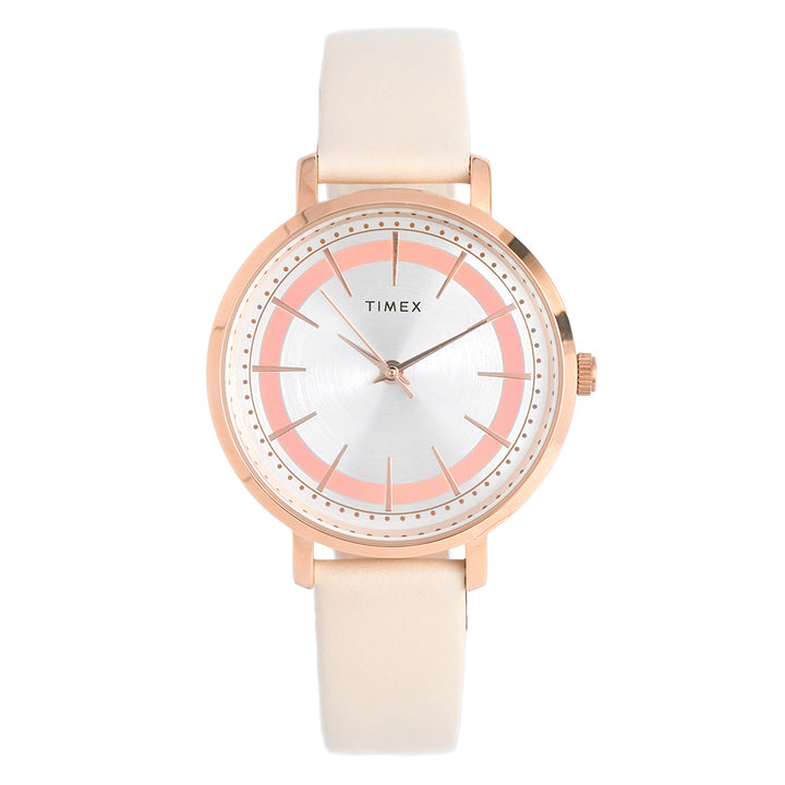 Amity 3-Hand 34mm Leather Band