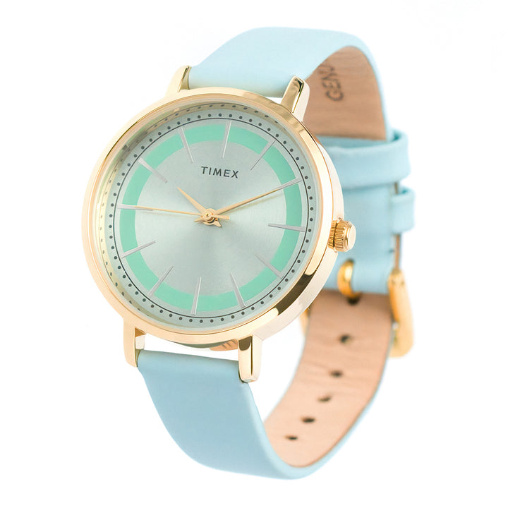 Amity 3-Hand 34mm Leather Band