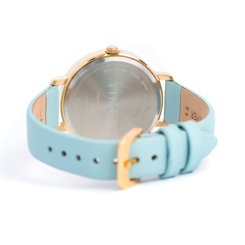 Amity 3-Hand 34mm Leather Band