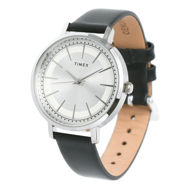 Amity 3-Hand 34mm Leather Band