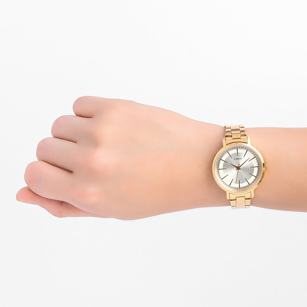 Amity 3-Hand 34mm Stainless Steel Band