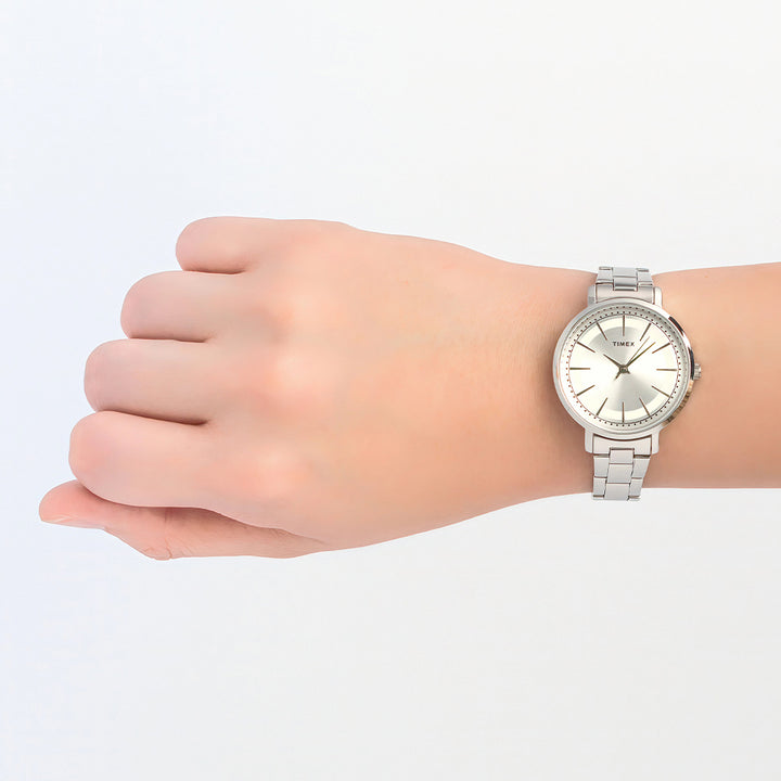 Amity 3-Hand 34mm Stainless Steel Band