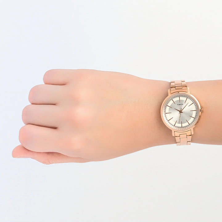 Amity 3-Hand 34mm Stainless Steel Band