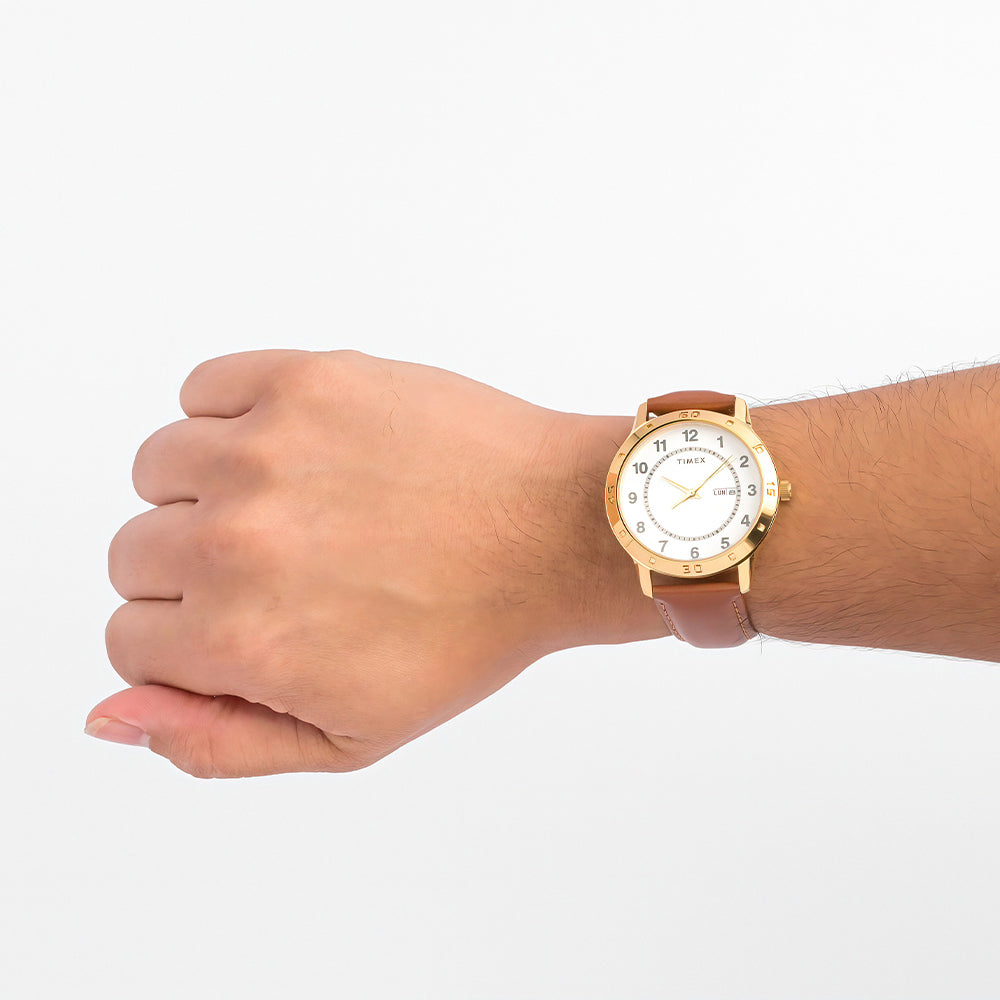 Denver Day-Date 40mm Leather Band