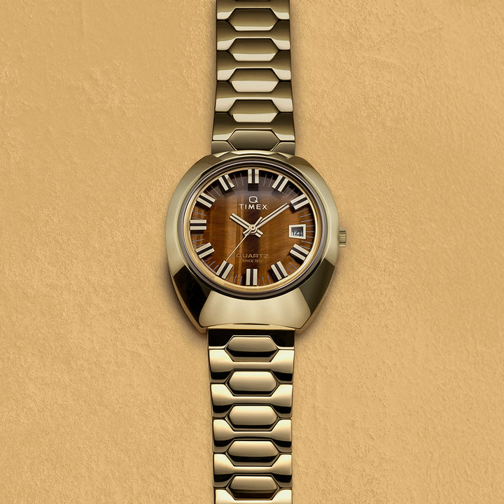 Q Timex 1972 Reissue Automatic 39mm Stainless Steel Band