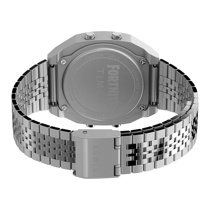 Timex T80 x Fortnite Digital 36mm Stainless Steel Band