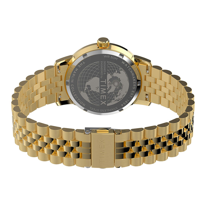 Marlin Quartz GMT 40mm Stainless Steel Band