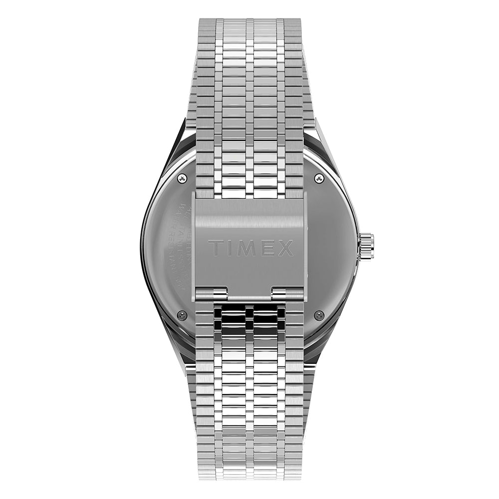 Q Timex Seconde 2-Hand 38mm Stainless Steel Band