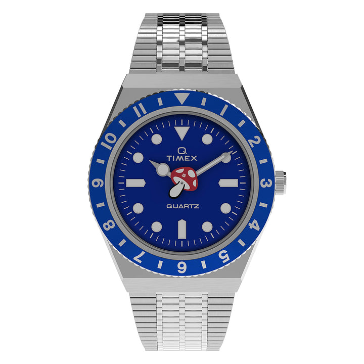 Q Timex Seconde 2-Hand 38mm Stainless Steel Band