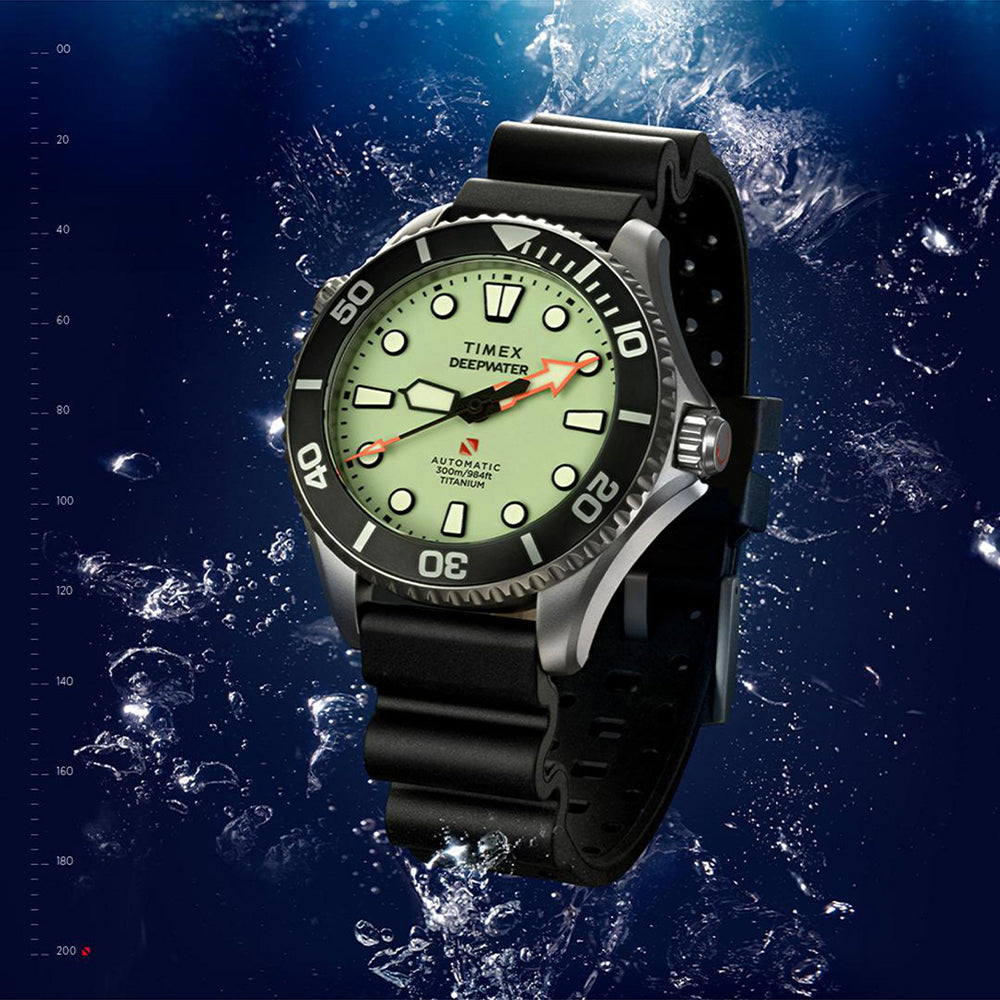 Deepwater Meridian 300 Titanium Hev Automatic 44mm Rubber Band
