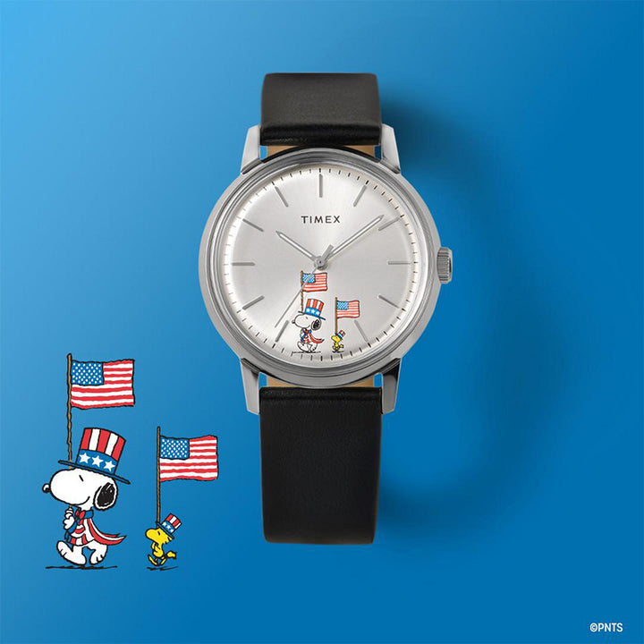 Marlin Automatic x Peanuts Automatic 40mm Leather Band