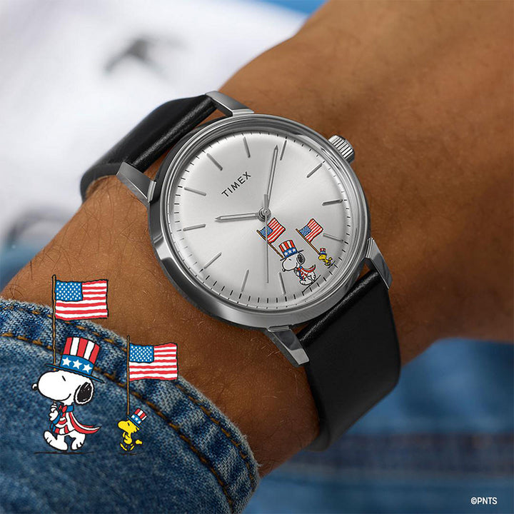 Marlin Automatic x Peanuts Automatic 40mm Leather Band