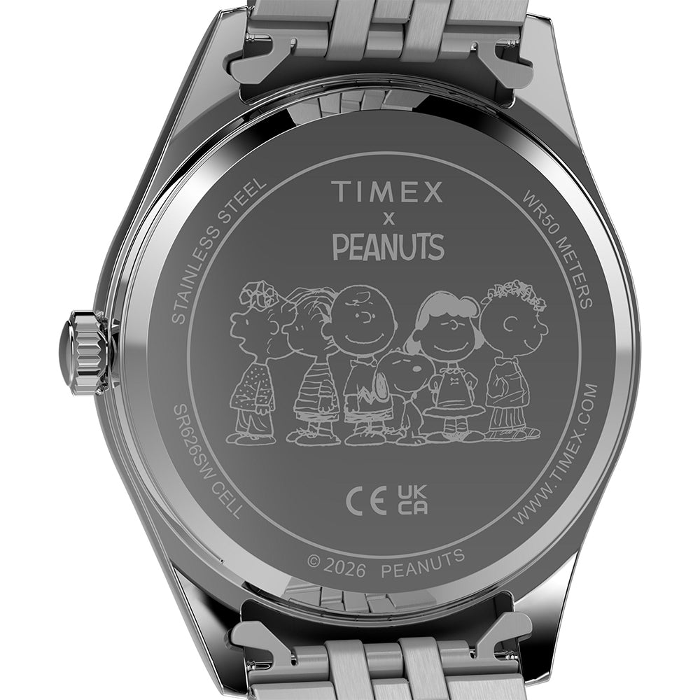 Timex Legacy x Peanuts 3-Hand 36mm Stainless Steel Band