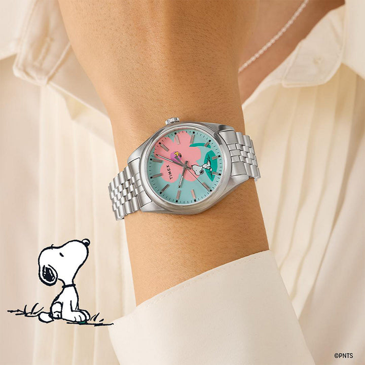 Timex Legacy x Peanuts 3-Hand 36mm Stainless Steel Band