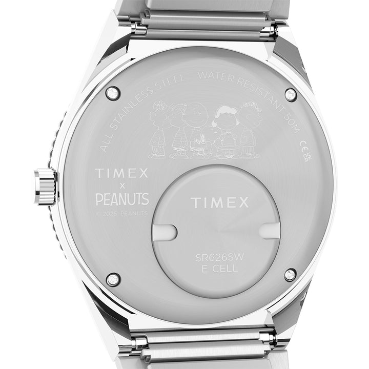 Q Timex x Peanuts 3-Hand 36mm Stainless Steel Band