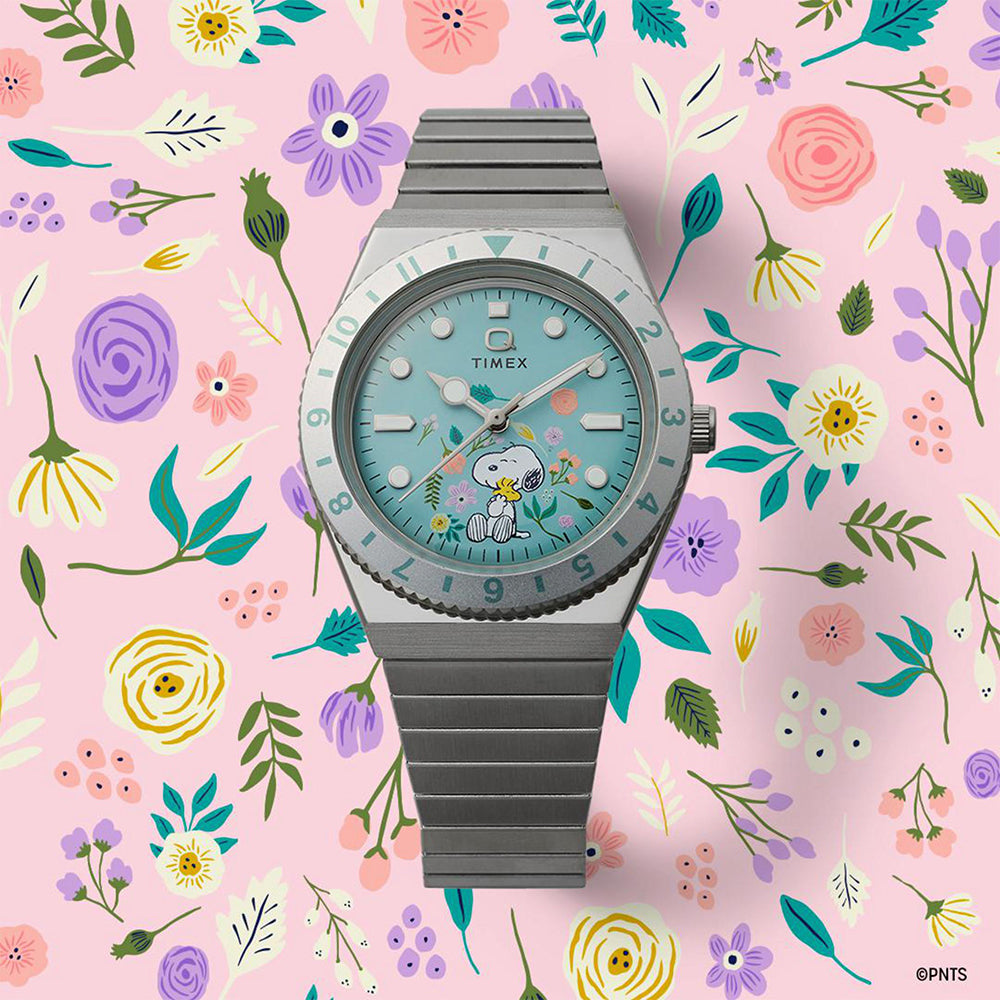 Q Timex x Peanuts 3-Hand 36mm Stainless Steel Band