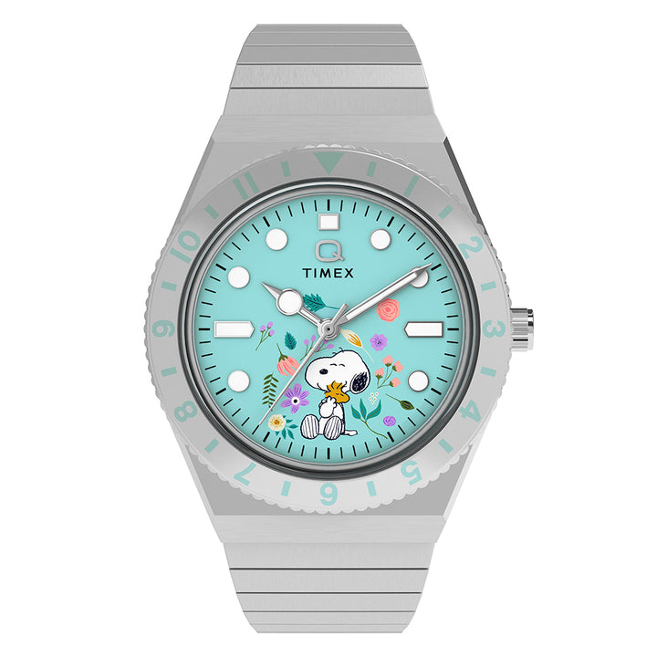 Q Timex x Peanuts 3-Hand 36mm Stainless Steel Band