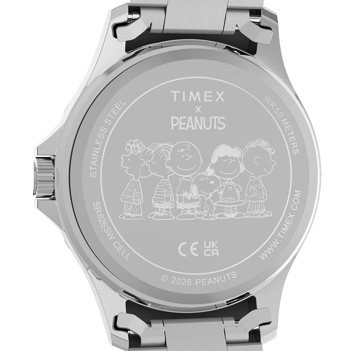 Navi x Peanuts 3-Hand 41mm Stainless Steel Band