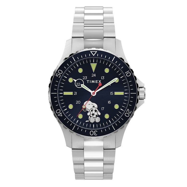 Navi x Peanuts 3-Hand 41mm Stainless Steel Band