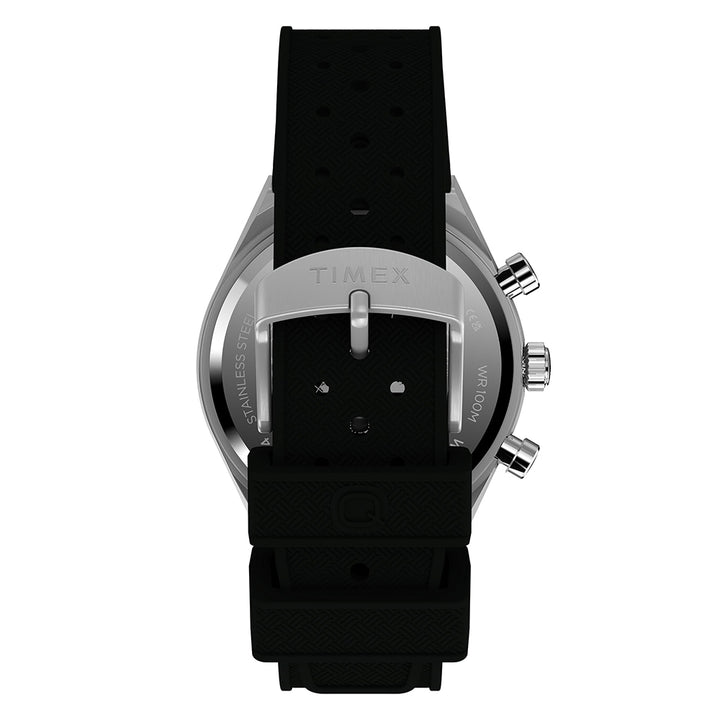 Q Timex Continental Chronograph 40mm Silicone Band