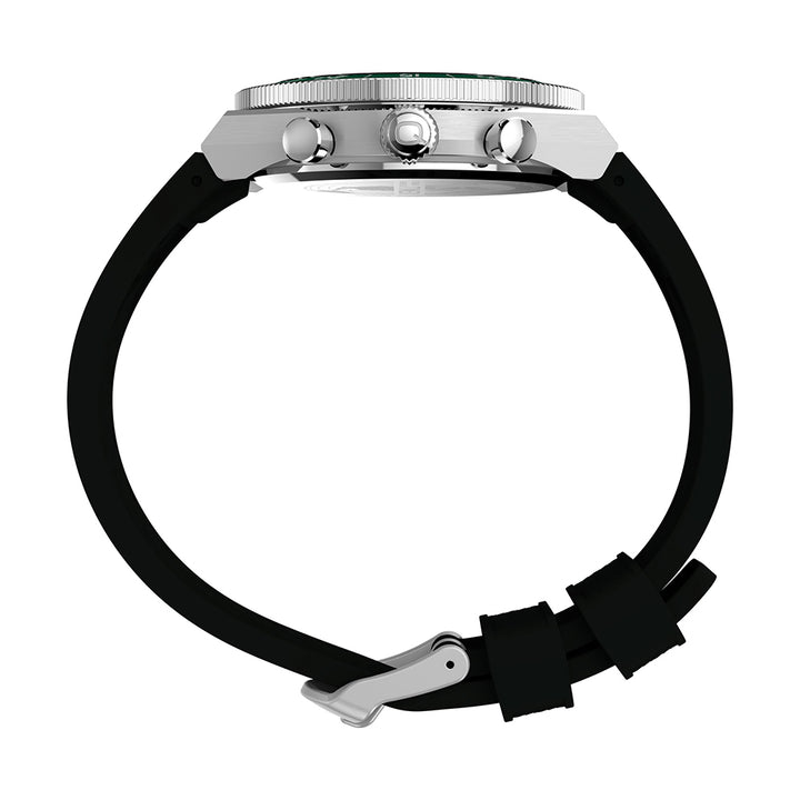 Q Timex Continental Chronograph 40mm Silicone Band