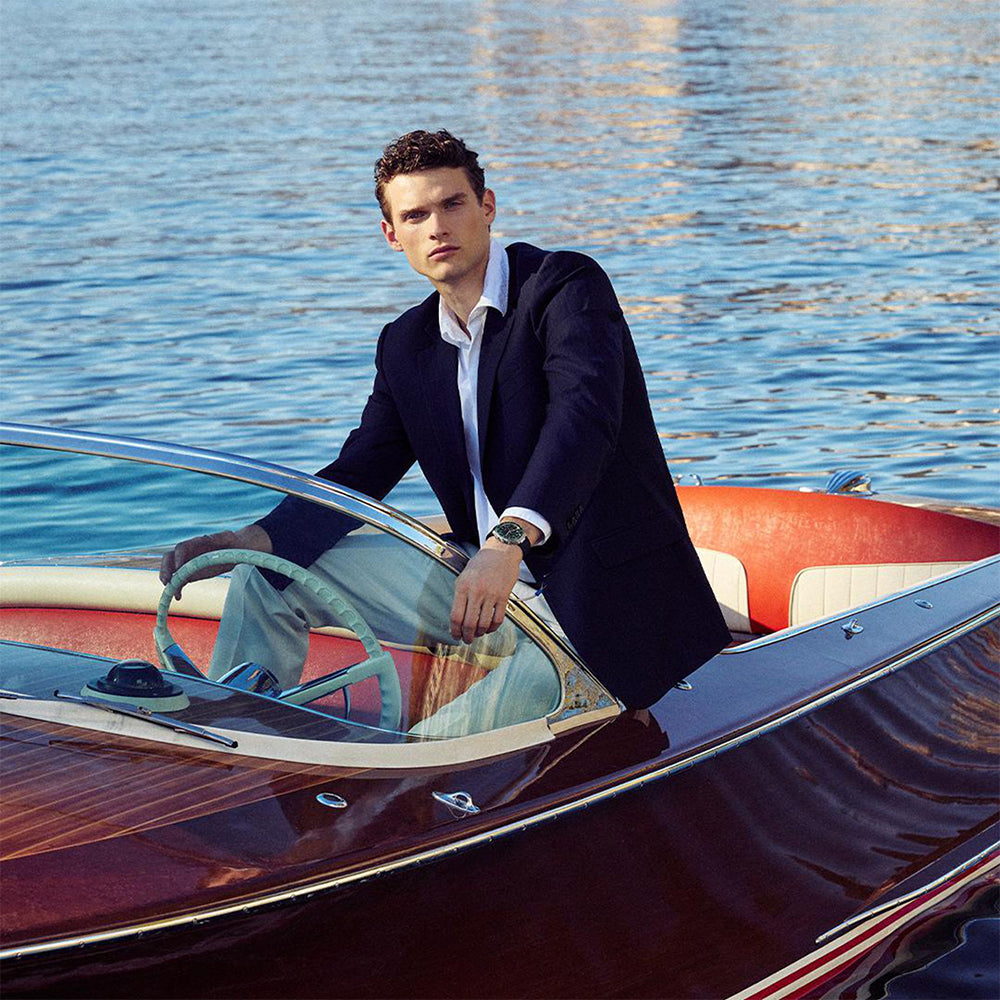 Q Timex Continental Chronograph 40mm Silicone Band