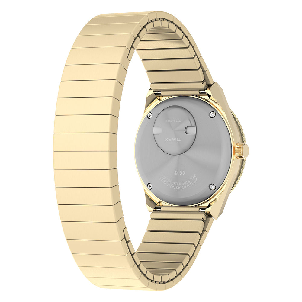 Q Timex Mini 3-Hand 30mm Stainless Steel Band