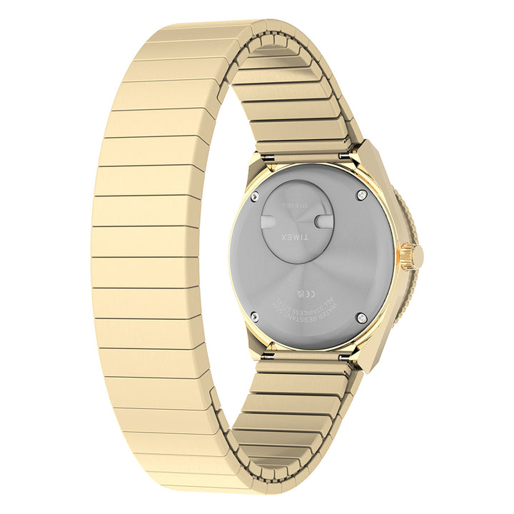 Q Timex Mini 3-Hand 30mm Stainless Steel Band