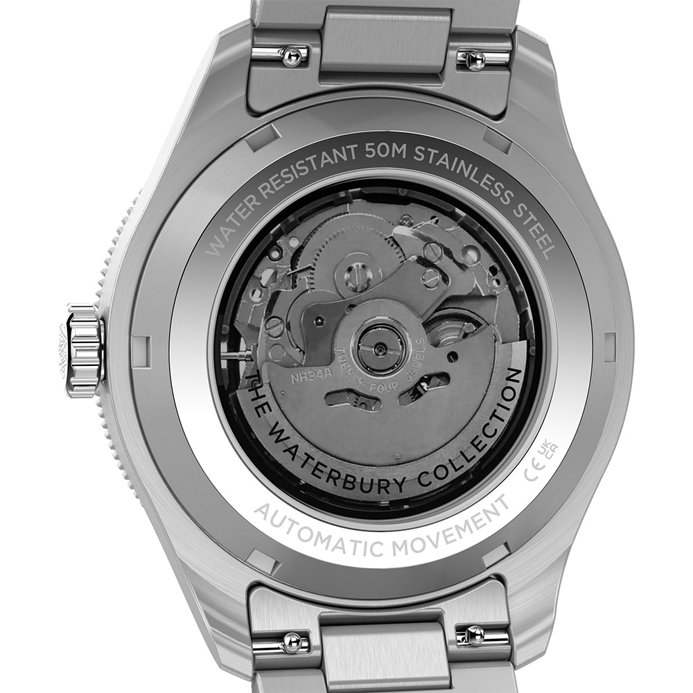Waterbury Heritage Automatic Gmt 42mm Stainless Steel Band