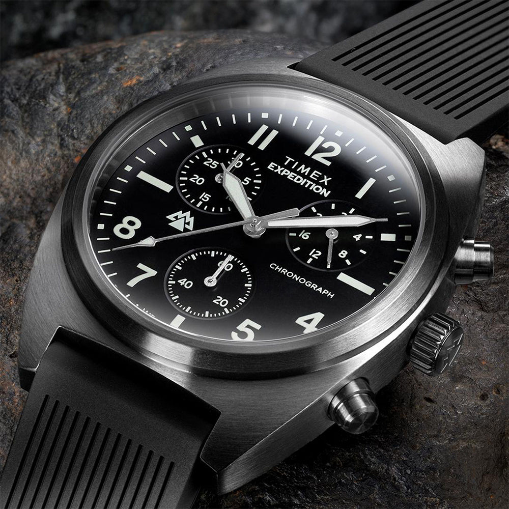 Expedition Capstone Chronograph 41mm Silicone Band