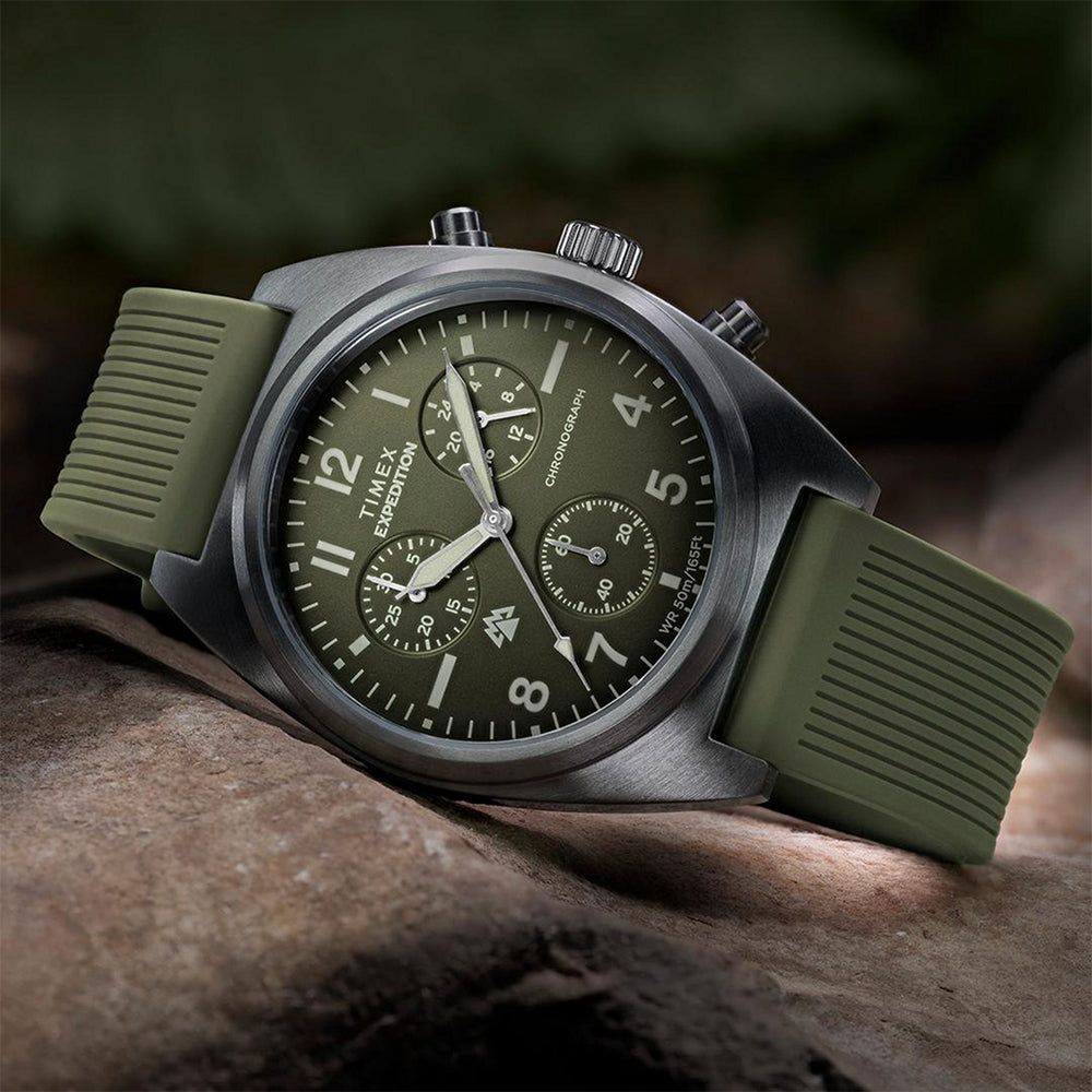 Expedition Capstone Chronograph 41mm Silicone Band
