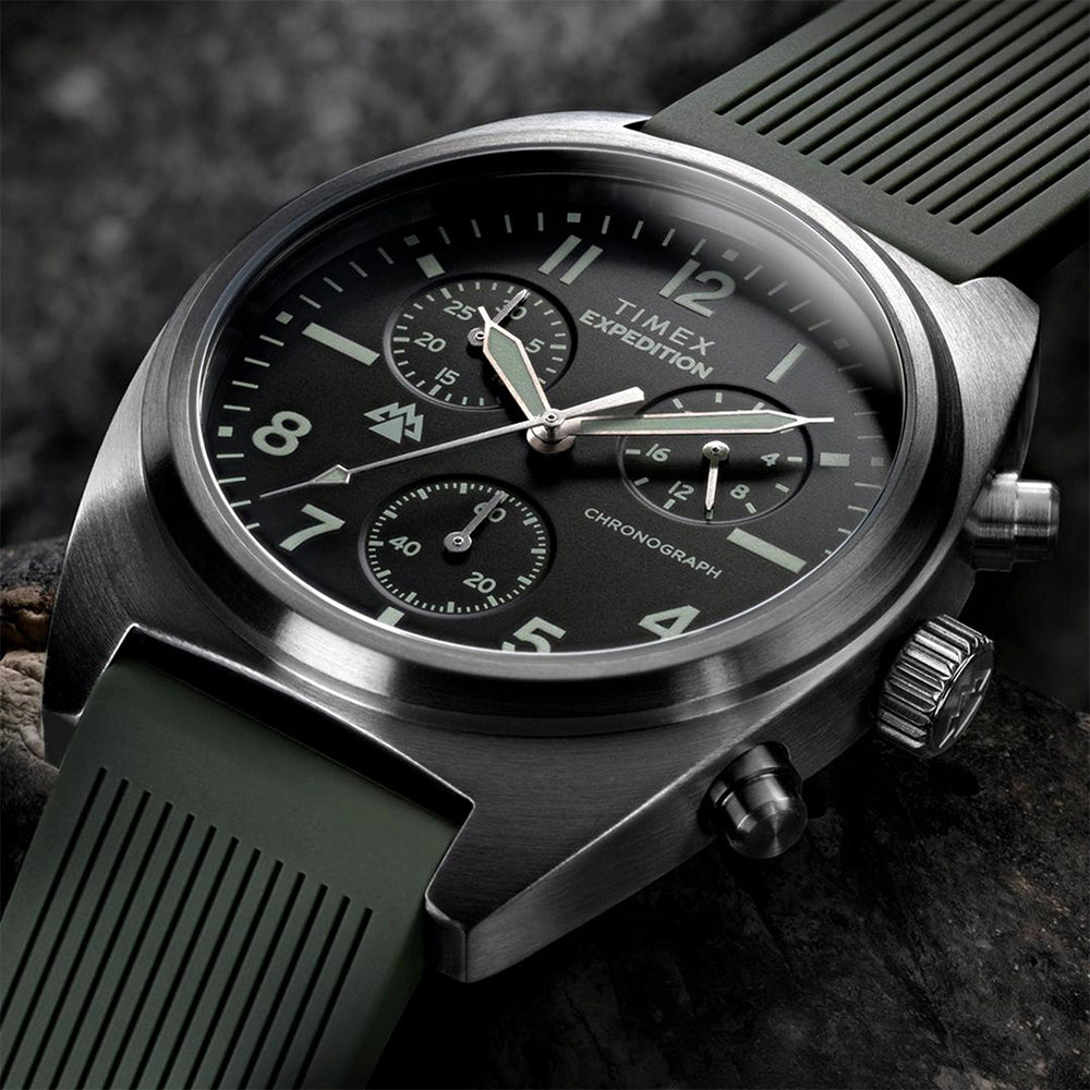 Expedition Capstone Chronograph 41mm Silicone Band