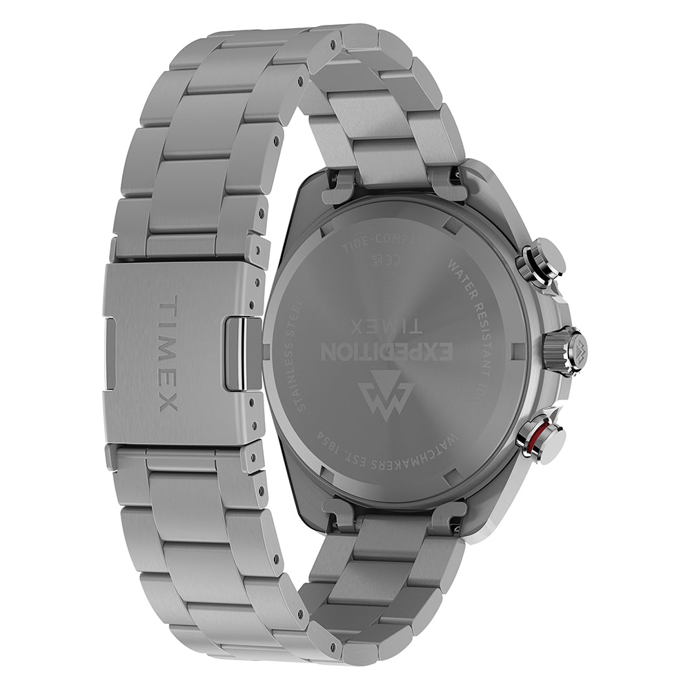 Expedition Tide Compass IQ 43mm Stainless Steel Band