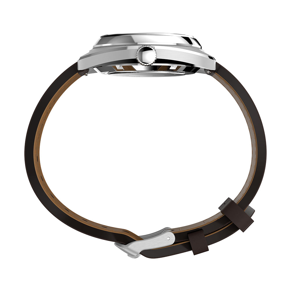 Marlin® Draper Automatic 37mm Leather Band